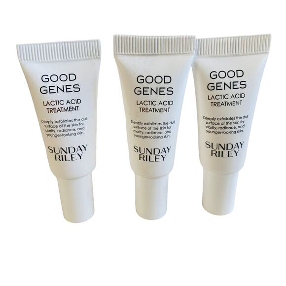 3 x Sunday Riley Good Genes Lactic Acid Treatment 0.17oz | 5mL Travel Mini - Picture 1 of 3